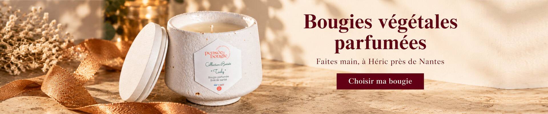 Bougies artisanales Pensée Bougie