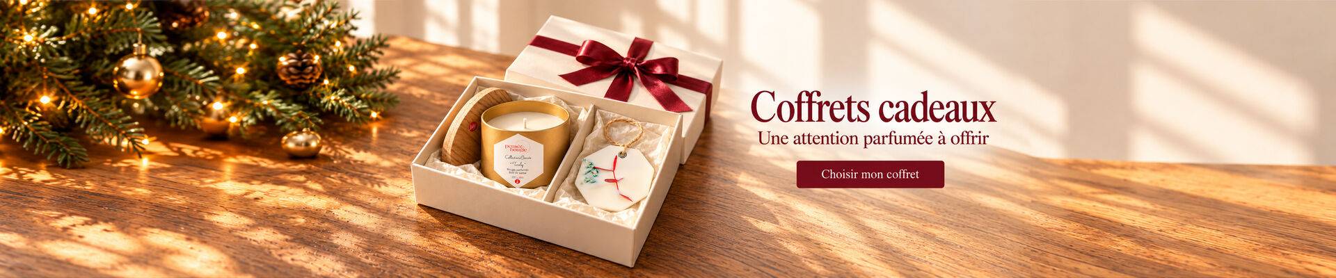 Coffrets cadeaux Pensée Bougie